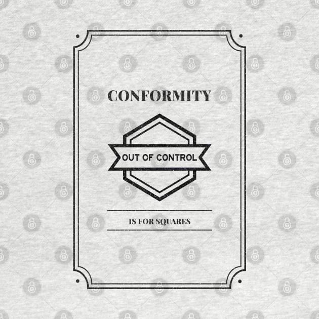 Conformity is for Squares by Pixels, Prints & Patterns